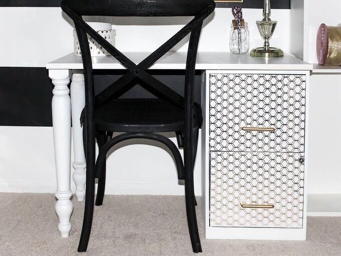 How Can I Build A Desk Using A Wooden File Cabinet And Wood Crates