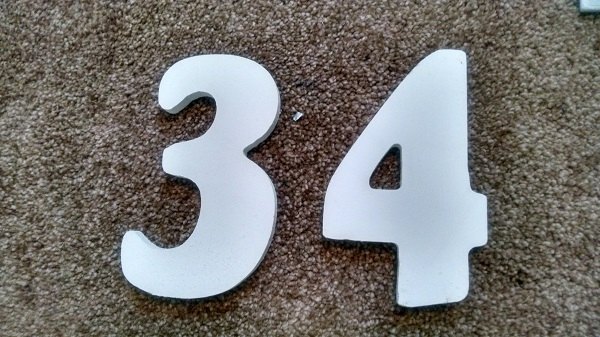 a quick diy project house numbers, crafts, curb appeal, repurposing upcycling