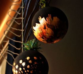 i made some christmas ornaments to match my living room, christmas decorations, crafts, seasonal holiday decor