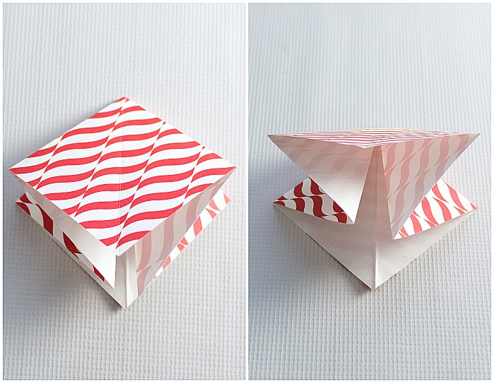rbol de origami hecho a mano