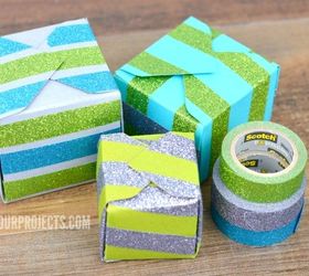 diy glittering gift and treat boxes, crafts