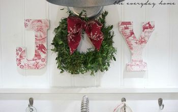 ¡Añade un poco de "alegría" a tu casa esta Navidad con este fácil proyecto de bricolaje!