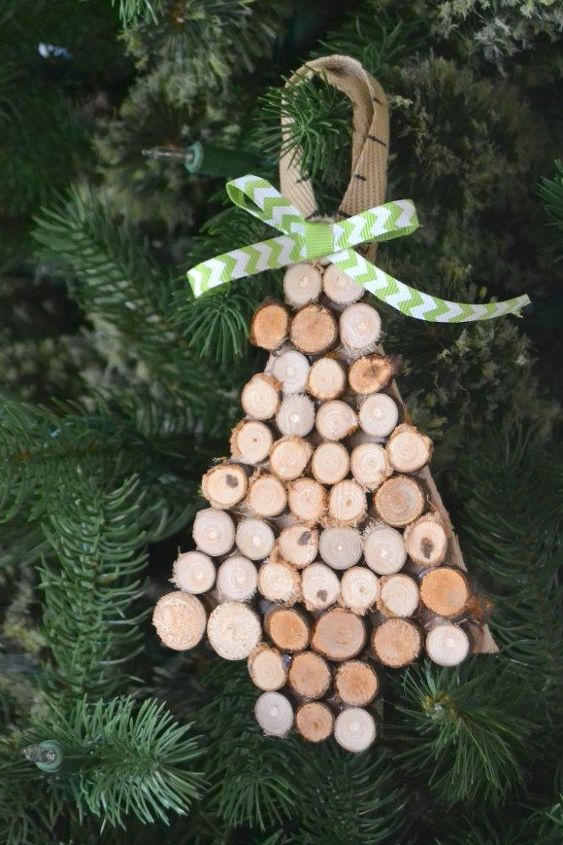 diy woodland christmas tree ornament, christmas decorations, seasonal holiday decor