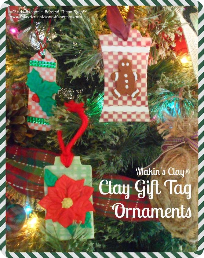 diy clay gift tag ornaments craft video, christmas decorations, crafts, seasonal holiday decor