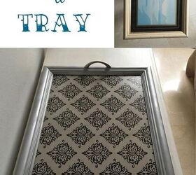 how to repurpose a picture into a tray, crafts, how to, repurposing upcycling, wall decor