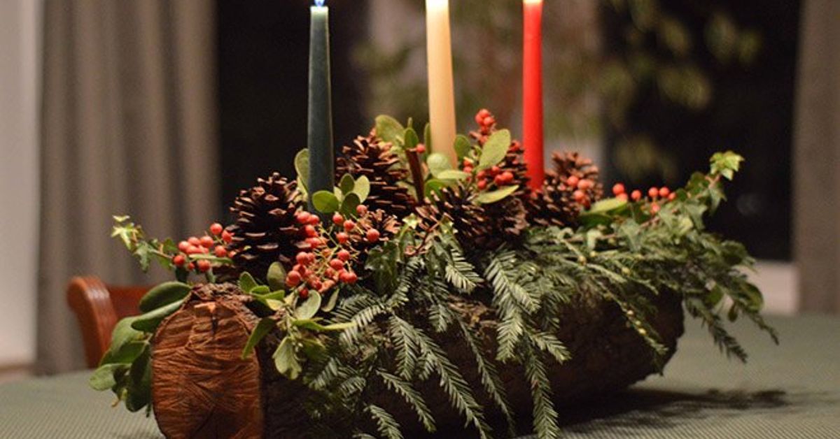 Christmas Yule Log DIY Tutorial  Hometalk