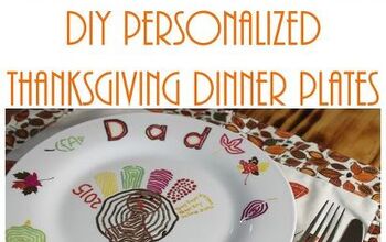 DIY Platos personalizados para la cena de Acción de Gracias #AccióndeGracias