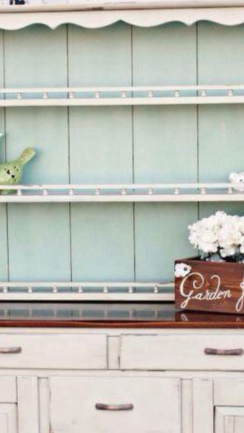 q the small rails on this hutch in in need a what to call them while i l, painted furniture, repurpose furniture, repurposing upcycling