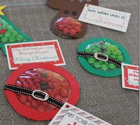 easy christmas candy pouches, christmas decorations, crafts, how to, seasonal holiday decor