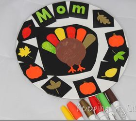 diy personalized thanksgiving dinner plates, crafts, how to, seasonal holiday decor, thanksgiving decorations