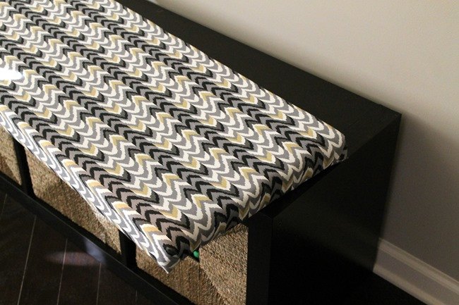 easy diy upholstered bench, how to, storage ideas, reupholster