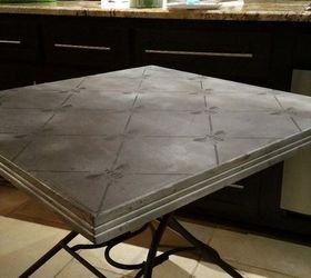 3 linoleum covered vintage table challenge, diy, painted furniture, repurposing upcycling, New life for this table successful project
