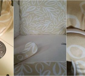 a wingback chair makeover, painted furniture, reupholster