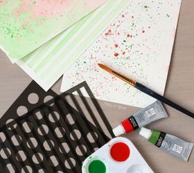 diy watercolor christmas gift tags, christmas decorations, crafts, how to