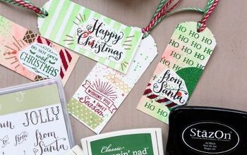 DIY Hand-Painted Watercolor Christmas Gift Tags
