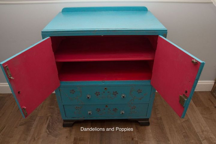 inspired by van gogh, painted furniture