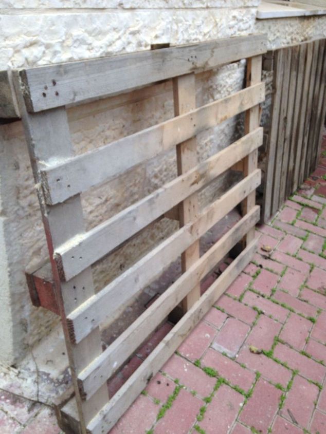 diy outdoor pallet table first woodworking attempt