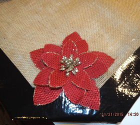 What to Do With Left Over Burlap , Duct Tape a Few Burlap Flowers