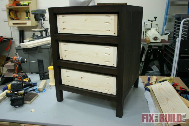 diy 3 drawer nightstand restoration hardware knockoff, diy, how to, storage ideas, woodworking projects