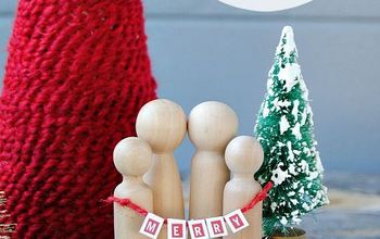 Mini Christmas Wooden Family