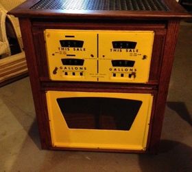 gas pump cabinet, painted furniture, repurposing upcycling