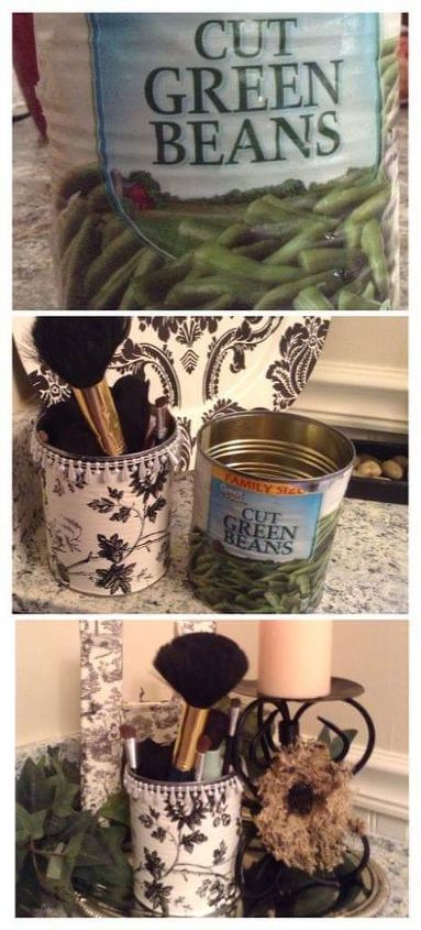 tin can makeover, crafts, repurposing upcycling