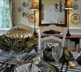thanksgiving tablescape in the dining room, seasonal holiday decor, thanksgiving decorations