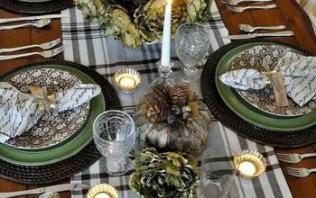 Thanksgiving Tablescape in the Dining Room