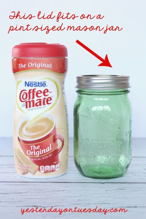 caixa de caf de natal mason jar hack