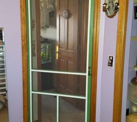 re purposing a vintage screen door, craft rooms, doors, repurposing upcycling