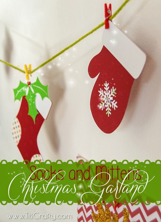 diy socks and mittens christmas garland cut files christmas decorations crafts seasonal holiday - Diy Christmas Garland diy socks and mittens christmas garland cut files christmas decorations crafts seasonal holiday - Diy Christmas Garland
