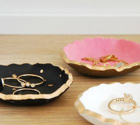 diy clay jewelry bowls gift idea, crafts, how to