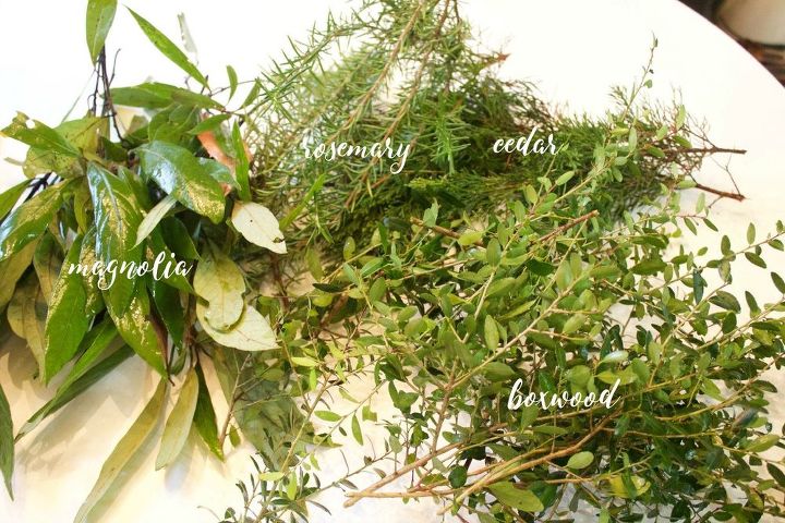 how to make an evergreen christmas wreath or garland for free, christmas decorations, crafts, how to, seasonal holiday decor, wreaths
