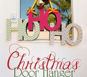 ho ho ho christmas door hanger diy decoration cut file, christmas decorations, crafts, decoupage, seasonal holiday decor