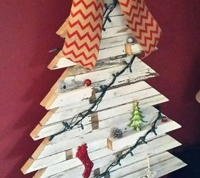 reclaimed wood christmas tree, christmas decorations, crafts, seasonal holiday decor, woodworking projects
