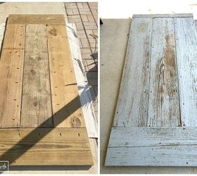 trash to treasure farmhouse table, diy, outdoor furniture, outdoor living, painted furniture, patio, rustic furniture, woodworking projects
