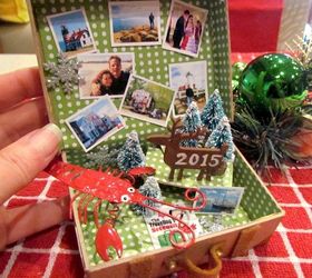  DIY  Miniature  Suitcase Ornaments  for Your ChristmasTree 