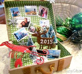 DIY Miniature Suitcase Ornaments for Your #ChristmasTree