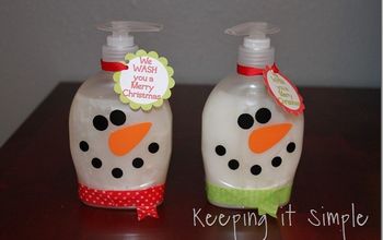 Snowman Soap- Perfect for Teacher or Neighbor Gift #DIYGifts