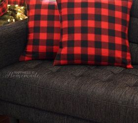 DIY Holiday Pillow Covers From a $3 Target Dollar Spot Blanket
