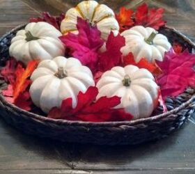 great easy affordable last minute thanksgiving decorations, seasonal holiday decor, thanksgiving decorations, Basket two
