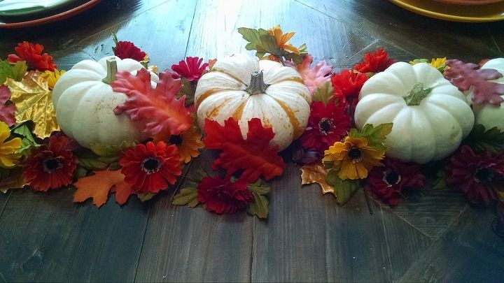 great easy affordable last minute thanksgiving decorations, seasonal holiday decor, thanksgiving decorations, Tablescape one