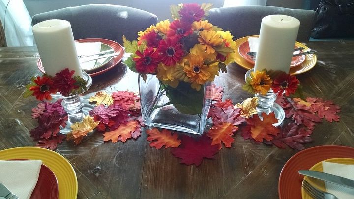 great easy affordable last minute thanksgiving decorations, seasonal holiday decor, thanksgiving decorations, Tablescape two