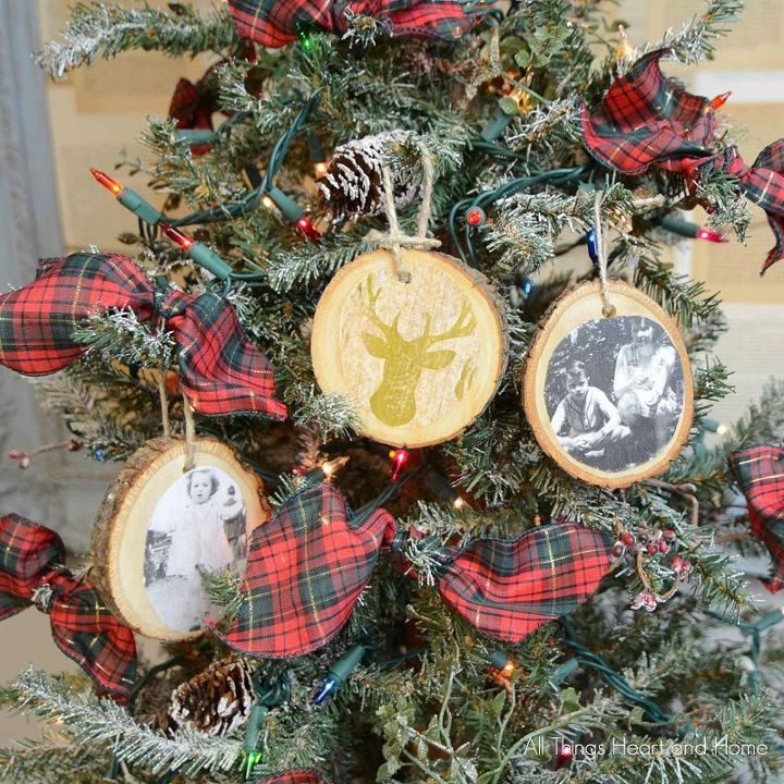 s 26 ridiculously cute ornaments you need this year, crafts, Wood Slice and Rope
