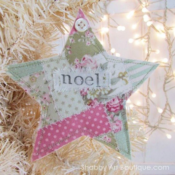 s 26 ridiculously cute ornaments you need this year, crafts, Faux Patchwork Stars