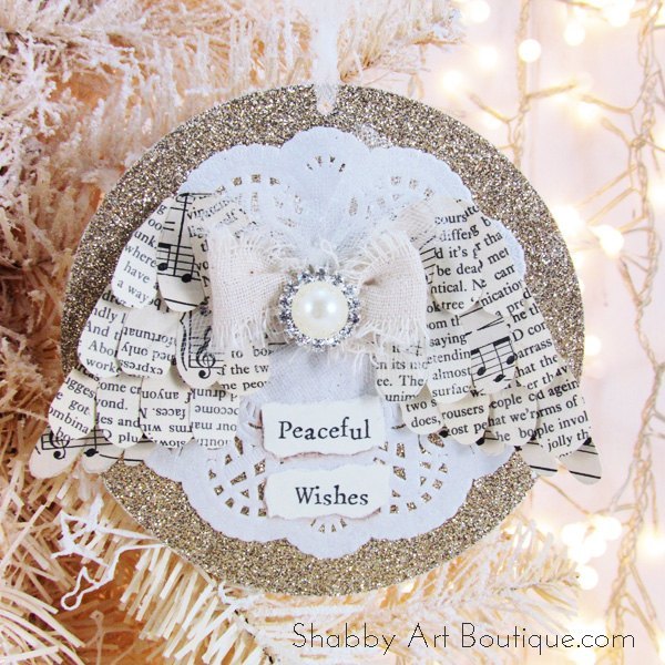 s 26 ridiculously cute ornaments you need this year, crafts, Book Page Angel Wings