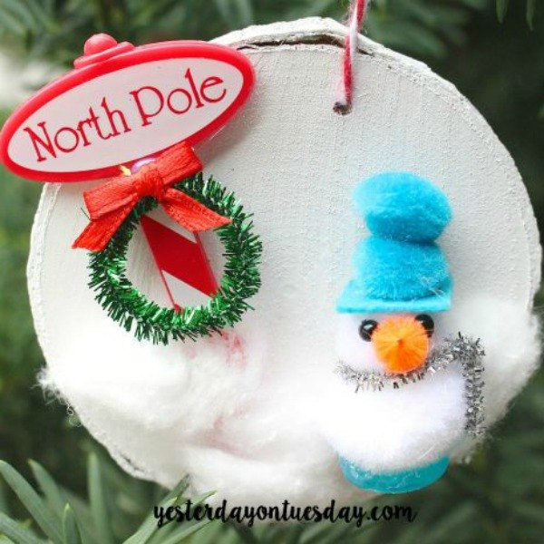 s 26 ridiculously cute ornaments you need this year, crafts, Cupcake Topper North Pole