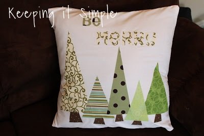 diy christmas tree pillow, christmas decorations, crafts, how to, seasonal holiday decor, reupholster