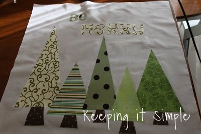 diy christmas tree pillow, christmas decorations, crafts, how to, seasonal holiday decor, reupholster
