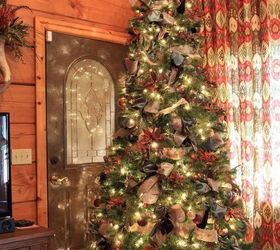 come decorare un albero di Natale con nastro, decorazioni natalizie, artigianato, decorazioni per le vacanze stagionali